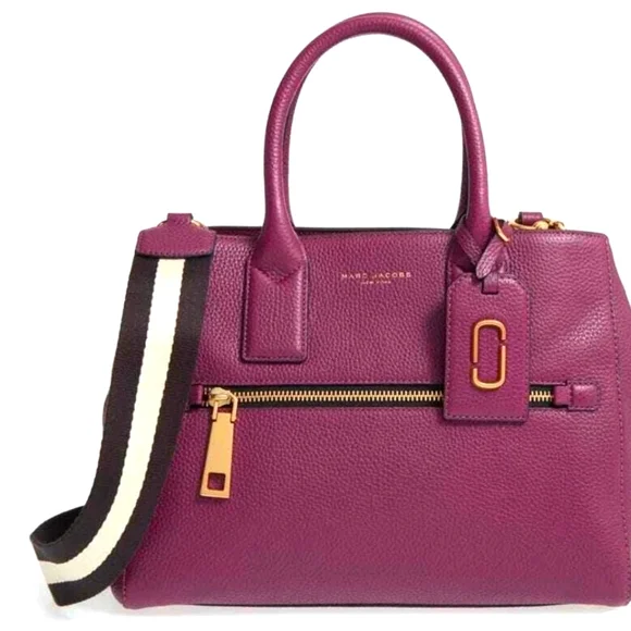NWT Marc Jacobs Gotham East-West Leather Tote/ Crossbody Bag- Iris Color$575 - Picture 2 of 10